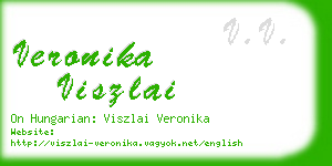 veronika viszlai business card